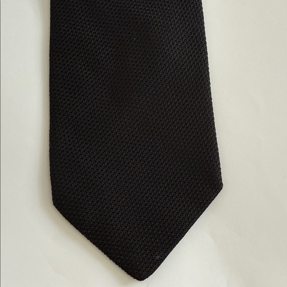 Classic Black Textured Tie